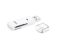 Kueohse Lector de Tarjetas SD TF USB 3.0 2 en 1 Transmisión de Datos de Alta Velocidad hasta 5 Gbps Compatibilidad Múltiple para PC Portátiles Cámara B