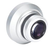 Kueohse Lente Ojo de Súper Plateada de 37 mm y 0,25 Aumentos, Ajuste Universal, Óptica HD Gran Angular de 180° para Cámaras de 37 Mm, Revestimiento Antirreflectante
