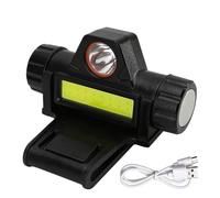 Kueohse Linterna Frontal Recargable para de Soldadura, Versátil, con Soporte, Atenuación Automática y Potente Luz Frontal.