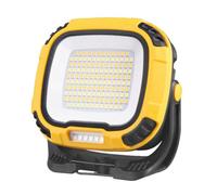 Kueohse Linterna LED Portátil con Luz Potente, para Exteriores, Camping, Pesca, Emergencias, Recargable, Color Amarillo