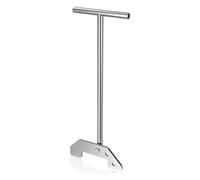 Kueohse Llave Desatascadora de Triturador de Basura,Herramienta de Llave de EliminacióN de Basura Plateada,Llave de EliminacióN de Basura para Basura