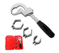 Kueohse Llave Universal Ajustable de Dos Extremos, Llave de BañO Multifuncional para ReparacióN de TuberíAs de Agua y Accesorios para el Hogar