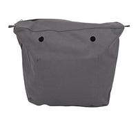Kueohse Lona SóLida Impermeable Inserto Forro Interior Inserto Bolsillo con Cremallera para Obag o Bag Bolso de Mano Gris Oscuro