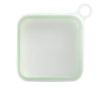 Kueohse Lonchera Portátil de Silicona con Forma de Sándwich y Tostadas, Contenedor de Alimentos con Asa, Caja para Refrigerios, Caja para Trabajo de Oficina para Estudiantes