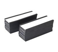 Kueohse Lote de 20 láminas protectoras de papel con canal C, magnéticas fuertes, sin suciedad, extraíbles, 10 x 4,9 cm.