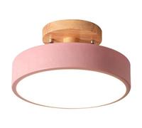 Kueohse Luces de Techo Rosas, Accesorio de Iluminación de Madera Nórdico LED Moderno, Luminaria Interior, Cocina, Salón, Dormitorio, Baño