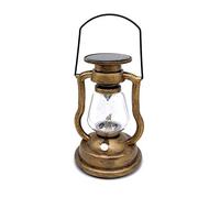 Kueohse Luz de Vela Colgante Solar Retro LED LáMpara de Aceite Parpadeante Linterna Solar Sin Llama IluminacióN de JardíN al Aire Libre IluminacióN-