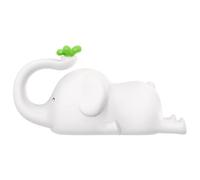 Kueohse Luz LED con Forma de Elefante, LáMpara con Temporizador, Luz de Silicona para HabitacióN, LáMpara de Mesa PortáTil Regulable