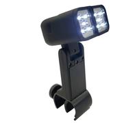 Kueohse Luz portátil para barbacoa, luz LED, luz de linterna, luz giratoria, accesorio para barbacoa