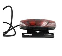 Kueohse Luz Trasera LED para Bicicleta EléCtrica, LáMpara de Advertencia de Seguridad de 36V y 48V para Accesorios de Bicicleta EléCtrica, Conector SM para Ciclismo Nocturno