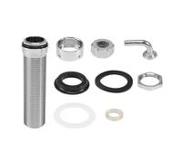 Kueohse Manejar de Codo de Acero Inoxidable de 92.5 Mm Grifo de Cerveza Accesorios de Grifo de Cerveza de Barril con DiáMetro de 8 Mm para Barril de Cerveza