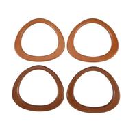 Kueohse Manejar de Madera para Monedero Manejar Circular de Madera Herramienta de Repuesto para Bolso de Punto de Ganchillo Bolso de Playa Bolso de Paja Asas para Monedero