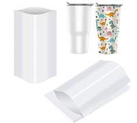 Kueohse Mangas de Envoltura RetráCtil de SublimacióN de 8 X 12 Pulgadas, 60 Piezas de Envoltura RetráCtil de SublimacióN para Vasos, Tazas, Tazas y MáS