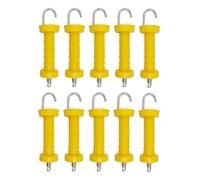 Kueohse Manija de Puerta de Cerca Eléctrica Manija de Puerta de Alta Resistencia Manija de Puerta de Plástico Accesorios para Cerca de