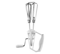 Kueohse manual giratorio mano batidor huevo batidor mezclador de acero inoxidable herramientas de cocina