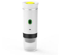 Kueohse Máquina de Café Portátil Eléctrica Inalámbrica para Coche y Hogar Camping Cafetera 3in1 Cápsula en Polvo Cafetera de Viaje, A