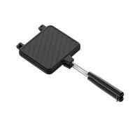 Kueohse MáQuina de Desayuno con Revestimiento Antiadherente, SartéN, Tostada, MáQuina para Hacer Panqueques, Pan Tostado, Herramienta de Cocina