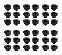 Kueohse MAQUINARIA Latche Tuercas de SujecióN Moleteadas Perilla Grip M8 Rosca Hembra 36Pcs