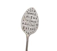 Kueohse Marcador de JardíN Regalo de Amistad, Marcadores de JardíN, Etiquetas de Plantas, Marcadores de Plantas, Letrero de Bricolaje de Metal para JardíN, NO.3