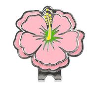 Kueohse Marcador de Pelotas de Golf Clip para Sombrero con ImáN Marcador de Pelota One Putt Clips para Gorra de AlineacióN de Putt de Golf Rosa