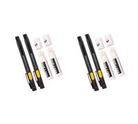 Kueohse Marcador de Tela Borrable con para Coser, Bordar, Acolchar, Marcador Recargable Borrable Lavable (4 Marcadores + 80 Recargas)
