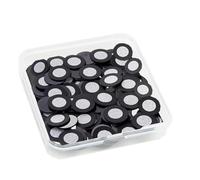 Kueohse Marcadores Fiduciales Reutilizables para Escaneo 3D (200 Unidades), 3 mm Interior/6 mm Exterior, Magnéticos de Alta Reflectividad para Escáneres 3D.