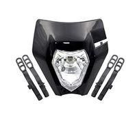 Kueohse Máscara para faros delanteros de motocicleta para 125 150 250 300 350 450 500 EXC XCW EXC-F 2017 2018 negro