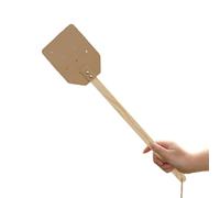 Kueohse Matamoscas con Manejar de de Madera Amarillo, Matamoscas Manual, Matamoscas de PU