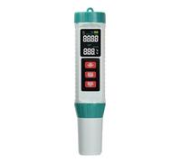 Kueohse Medidor Digital de y PH 5 en 1, con Funciones de PH/CE/TDS/SAL/TEMP, Analizador de Calidad del Agua para Piscinas.