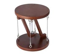 Kueohse Mesa de Tensegridad, Estructura de Tensegridad Juguete CientíFico Adornos de Mesa de Tensegridad DecoracióN del Hogar Juguete de Escritorio para Adultos MarróN