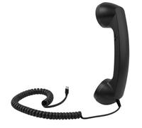 Kueohse Micrófono/Auricular Teléfono Fijo Auricular con Micrófono Teléfono Antiguo para Oficinas Viajes Cocina