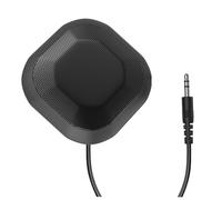 Kueohse Micrófono de Conferencia con Enchufe de 3,5 Mm, Condensador Omnidireccional 360, Micrófono para Ordenador, PC, Micrófono de Escritorio, Plug & Play