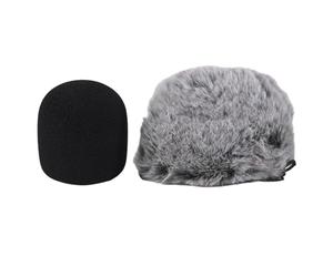 Kueohse Micrófono de espuma para parabrisas de coche, para , Pro USB, filtro emergente para parabrisas (2 unidades)