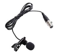 Kueohse Micrófono de Solapa Profesional para Transmisor de Cuerpo Inalámbrico Amost Mini XLR de 3 Pines