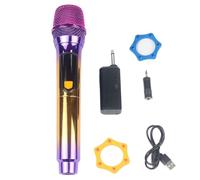 Kueohse Micrófono inalámbrico universal de mano para el hogar 2,4 G de escenario dinámico