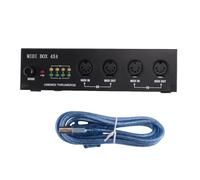 Kueohse MIDI Box Music Instruments USB MIDI Interface Merge Thru Box 64 MIDI Canales