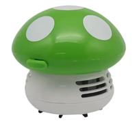 Kueohse Mini Aspiradora de Escritorio de Mano con Forma de, Borrador, Papel, Barredora de Polvo, Color Verde.
