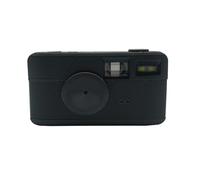 Kueohse Mini Cámara Digital Retro Vintage Sin Pantalla, con 8 Filtros, Flash de 8 MP, para Camping, Color Negro.