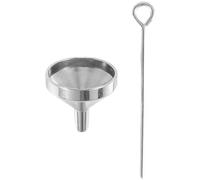 Kueohse Mini embudo de acero inoxidable urna embudo kit de relleno para cremación joyería recuerdo