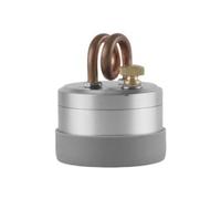 Kueohse Mini Estufa De Alcohol PortáTil para Exteriores, Carcasa SóLida, Potente, Segura, para Acampar, A Prueba De Viento, Estufa De Tarjeta Plateada