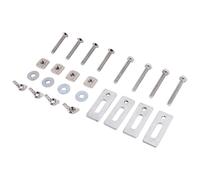 Kueohse Mini Kit de Abrazadera de SujecióN de 4 Piezas T-Track con MáQuina de Hierro, Accesorio de Abrazadera de Placa para MáQuina de Grabado para MáQuina de Grabado CNC