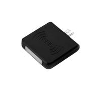 Kueohse Mini Lector de Tarjetas RFID Portátil de 125 KHz, Lector de Tarjetas EM Inteligente USB para 8, Android, OTG, Compatible con para Teléfonos Inteligentes, Color Negro.