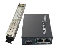 Kueohse Mini OLT Stick GPON de un Solo Puerto, 1 Puerto GPON, 2 Puertos, 1,25 G, Compatible con 32 Onu, Enlace Ascendente, Fibra Portátil, para FTTH.