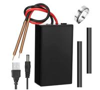 Kueohse Mini Soldador Táctil de Bricolaje, 5 V, 6 Velocidades, Batería de Iones de Litio 18650 Ajustable, Kit de Herramientas de Soldadura por Puntos, Pequeño y Portátil para el Hogar.