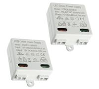 Kueohse Mini Transformador LED de 12 V/CC de 10 W Transformador LED Mini para Luces LED de 12 V y Rayas Sin Requisitos de Carga MíNima