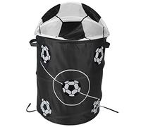 Kueohse Modelado de FúTbol Barriles de Almacenamiento de Cesto de Ropa Plegables Barril de Almacenamiento Tienda de Juguetes de Tela de PoliéSter
