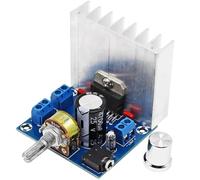Kueohse Módulo Amplificador de Audio Estéreo TDA7377 de Doble Canal, 35 W + 35 W, CC 12 V, 2,0 A