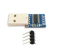 Kueohse Módulo CH9329 Dispositivo de Teclado y Ratón USB HID Módulo de Conversión de Puerto Serie A USB Estándar Velocidad de 12 Mbps Compatible con USBV2.0
