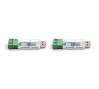 Kueohse Módulo Convertidor 2X 5V USB A Wiegand Soporta Wg26 Wg34 Wg37 Wg40 USB-HID 16Hex