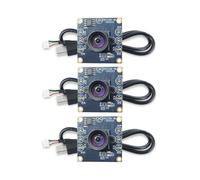 Kueohse Módulo de Cámara de 100 Grados, 1 MP, OV9732, 1280 X 720, USB, Controlador Gratuito, Enfoque Manual con Cable de 3 Metros para WinXP/7/8/10 (3 Juegos)